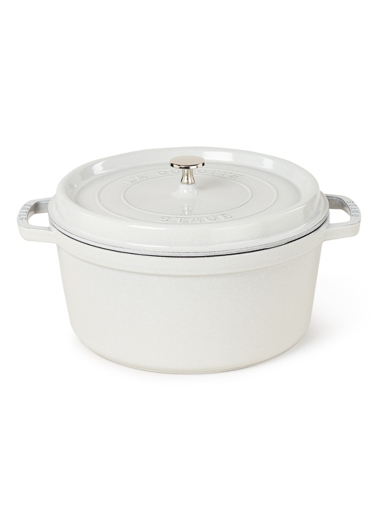 Staub Cocotte braad-/stoofpan Ø28 cm Lichtgrijs - Deal