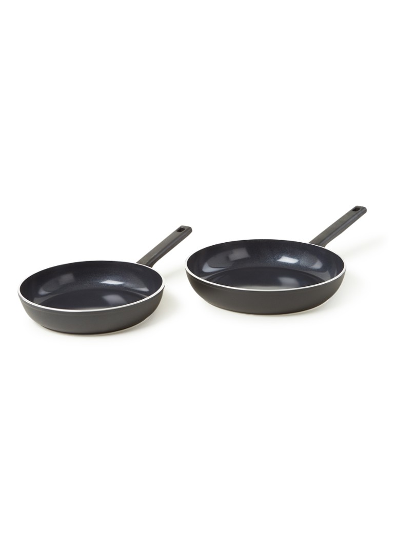Demeyere Alu Comfort 3 Ceraforce koekenpan set van 2 Zwart - Deal