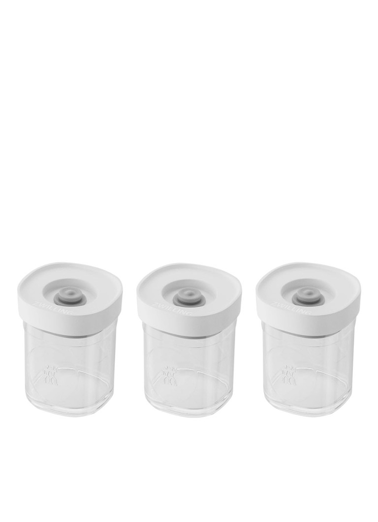 Zwilling Fresh & Save Cube Kruidenset 120 ml set van 3 Transparant - Deal