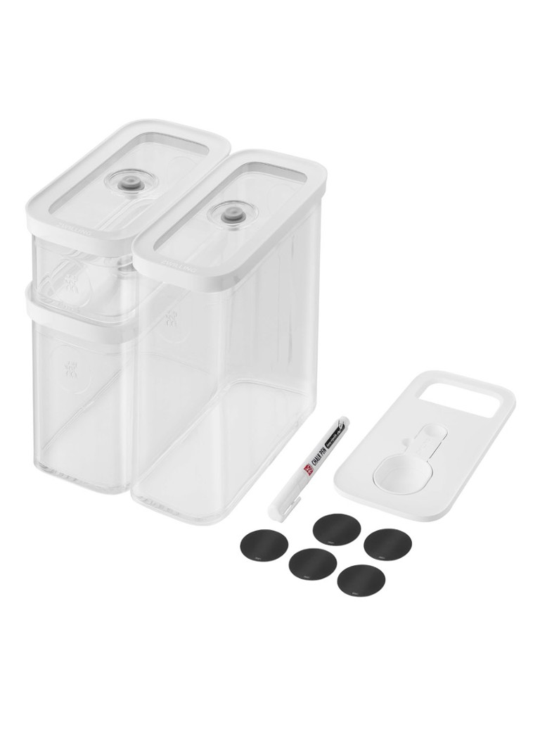 Zwilling Fresh & Save Cube Bewaarset 3-delig Transparant