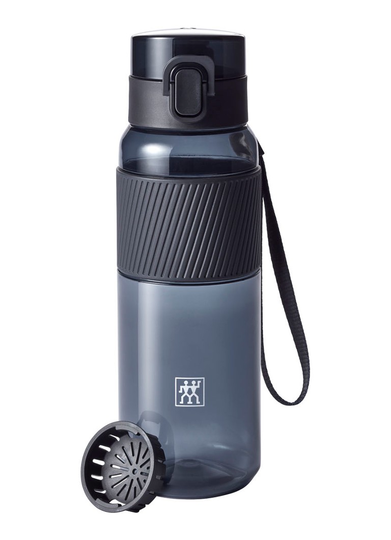 Zwilling Waterfles met verwijderbaar fruitzeefje 68 cl Zwart - Deal