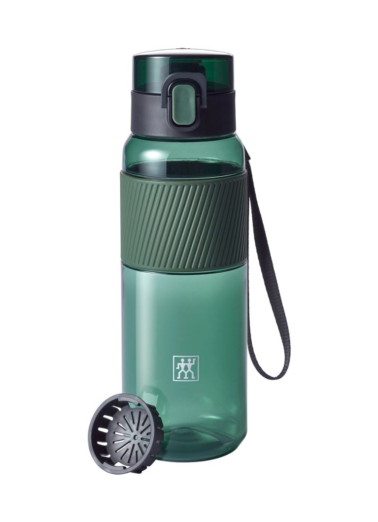 Zwilling Waterfles met verwijderbaar fruitzeefje 68 cl Donkergroen - Deal