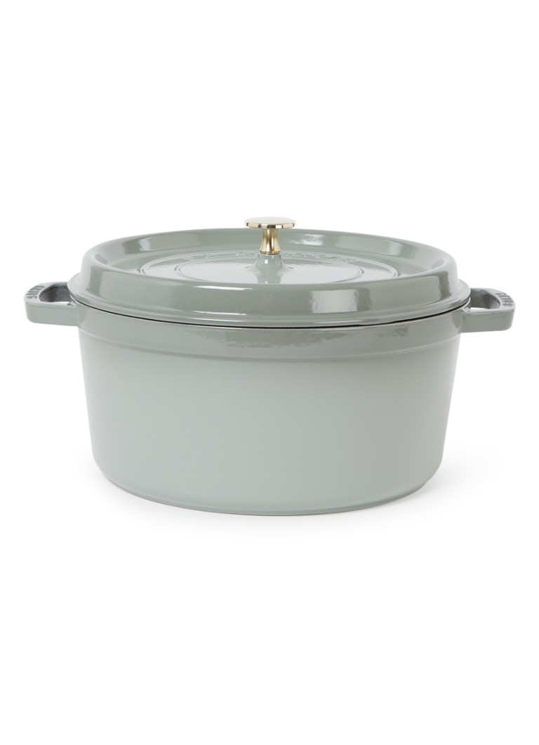 Staub Cocotte braadpan Ø28 cm Olijfgroen - Deal