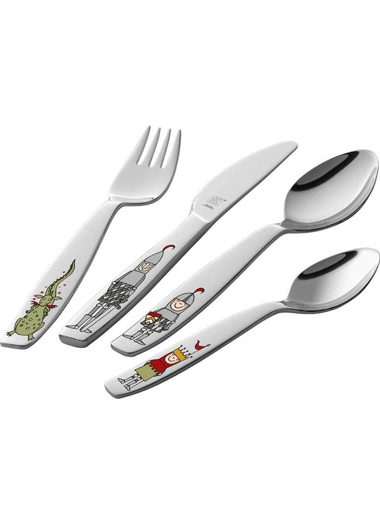 Zwilling Eckbert kinderbestekset 4-delig Zilver - Deal