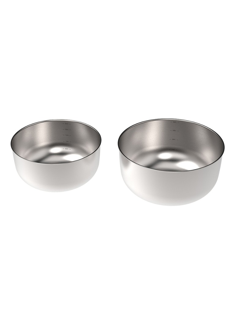 Demeyere Specialties 3 beslagkom set van 2 Zilver - Deal