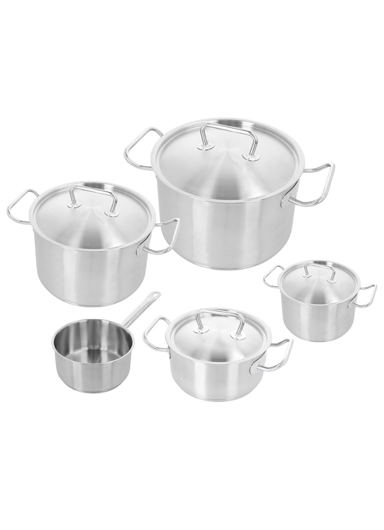 Demeyere Classic Pro 3 pannenset 5-delig Zilver - Deal