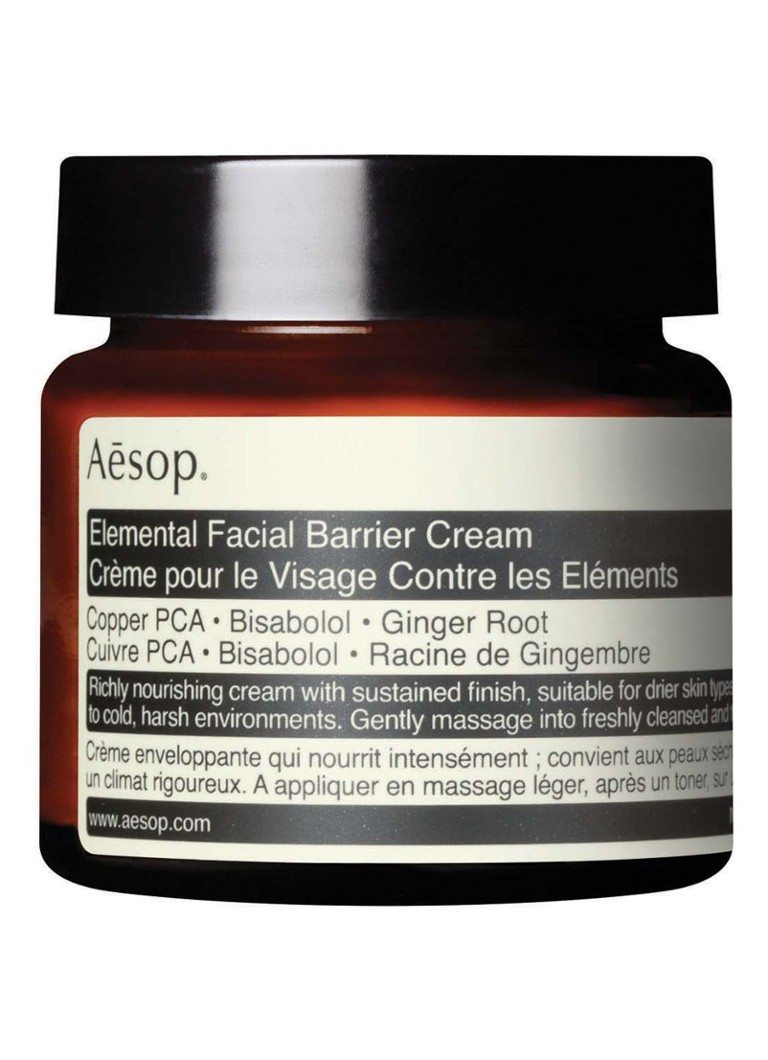 Aesop Elemental Facial Barrier Cream - dag- en nachtcrème 60 ML Verzorging - Deal