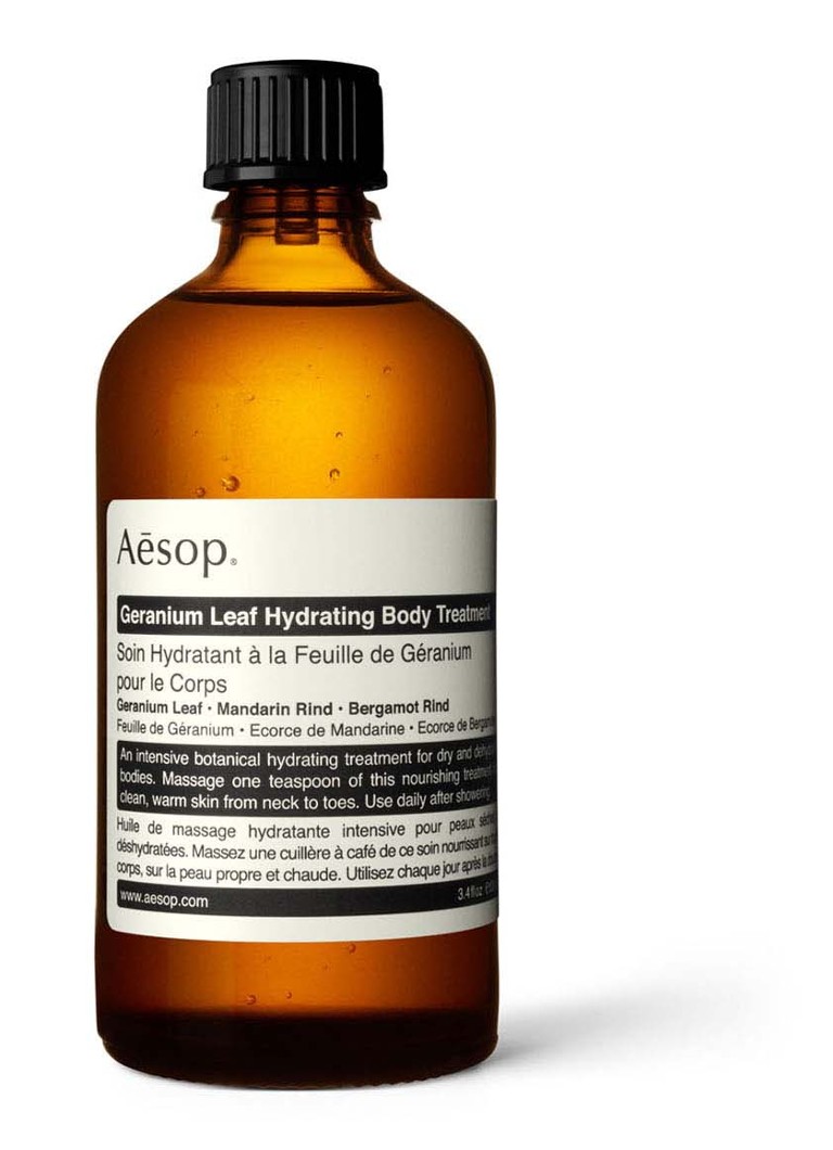 Aesop Geranium Leaf Hydrating Body Treatment - huidolie 100 ML Verzorging - Deal