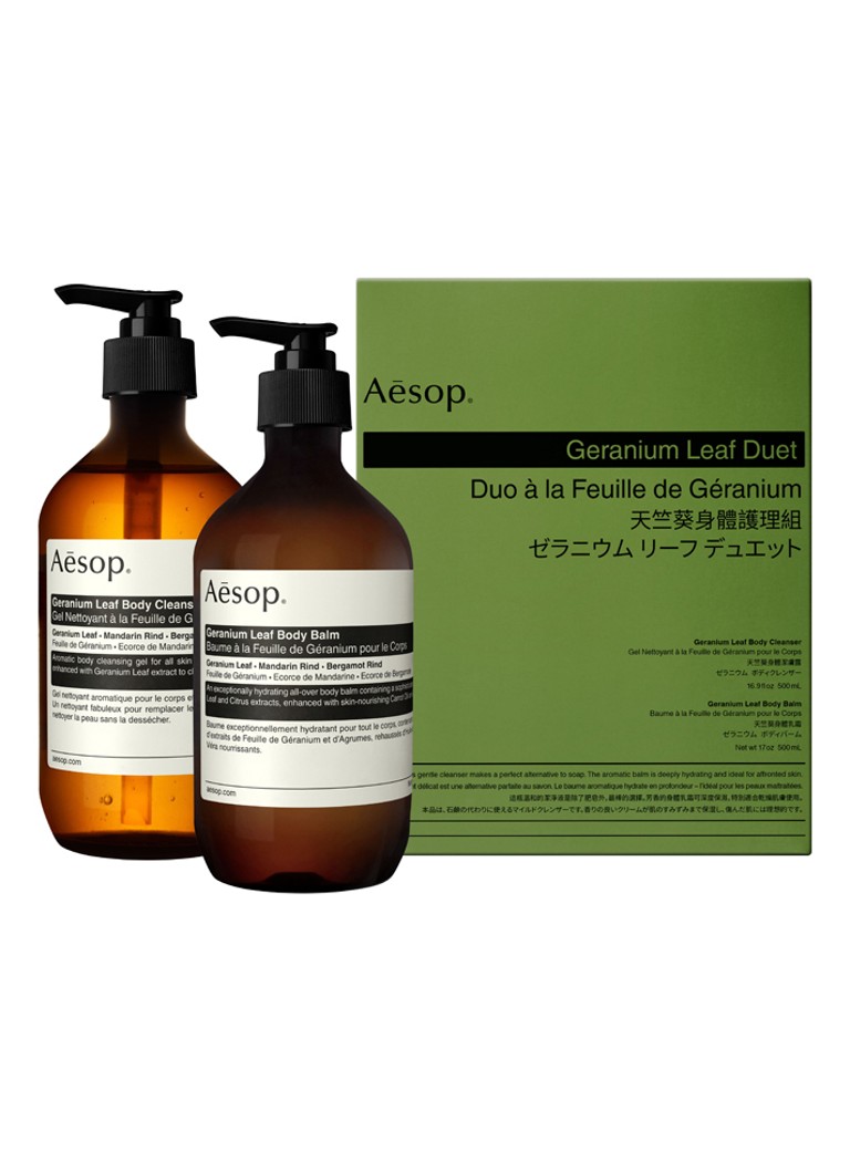 Aesop Geranium Leaf Duet - verzorgingsset 1000ml Verzorging - Deal