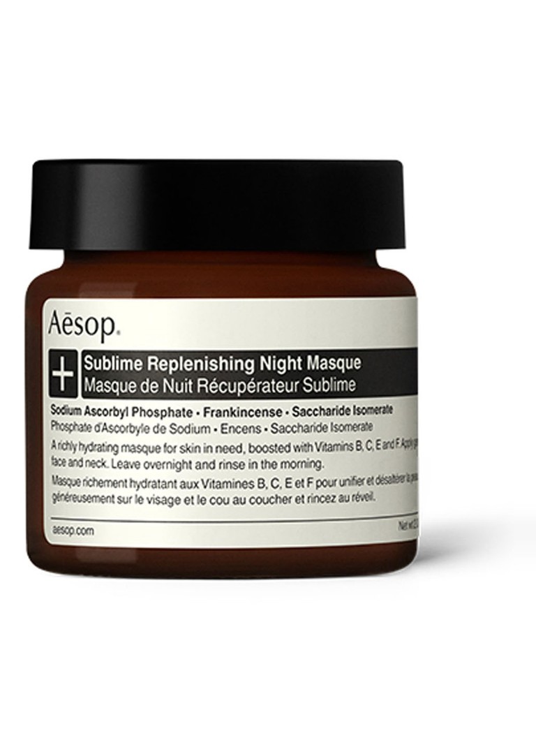 Aesop Sublime Replenishing Night Masque - gezichtsmasker 60 ML Verzorging - Deal