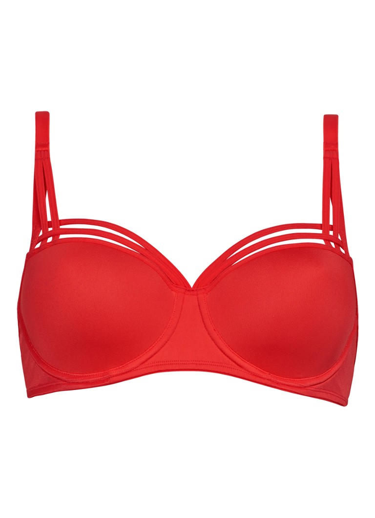 Marlies Dekkers Dames Dame de Paris balconette bh in de kleur Steenrood