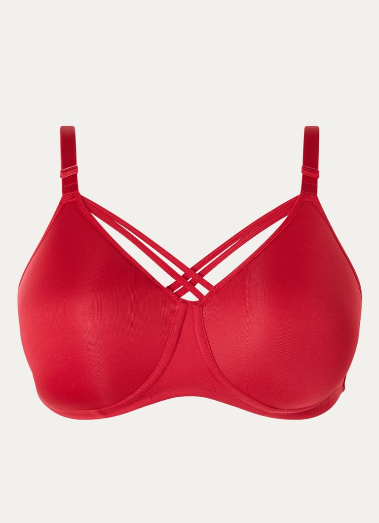Marlies Dekkers Dames Beugel bh met cut-out details in de kleur Rood