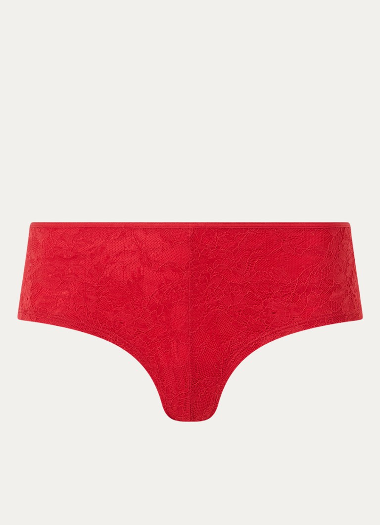 Marlies Dekkers Dames Space Odyssey shorty met kant in de kleur Rood