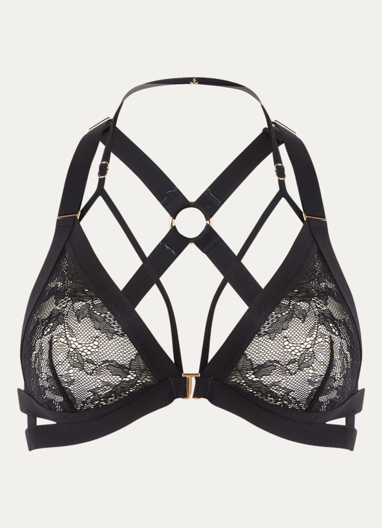 Marlies Dekkers Dames Cypher bralette met kant in de kleur Zwart