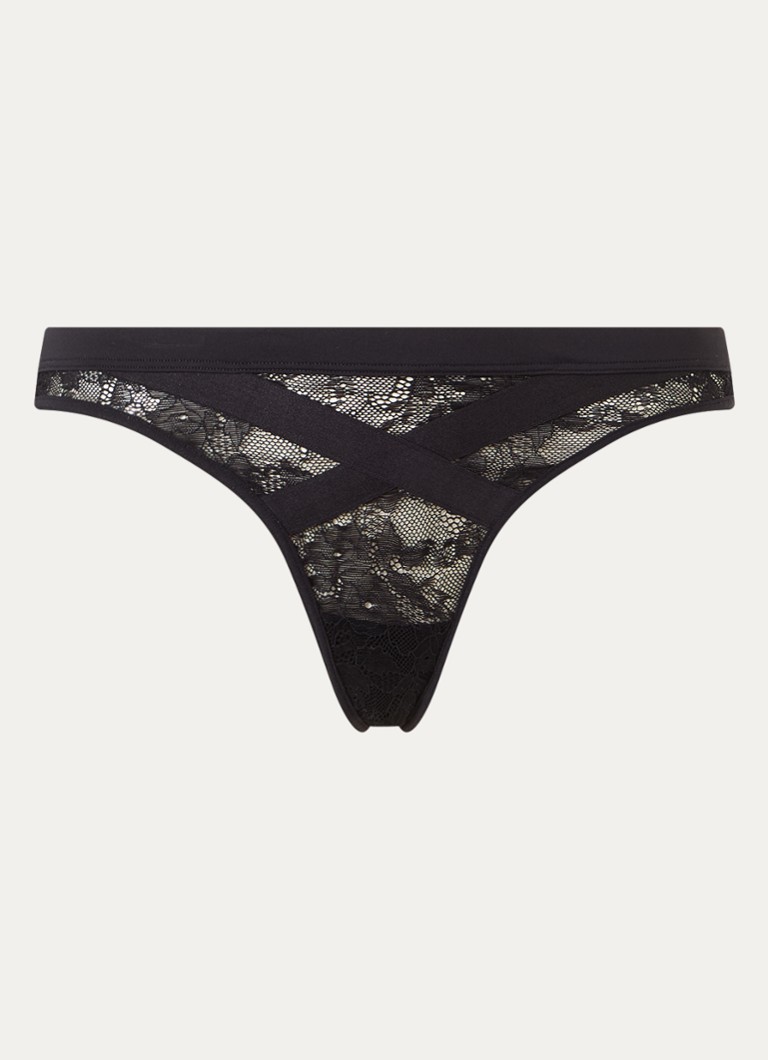 Marlies Dekkers Dames Cypher slip van kant in de kleur Zwart