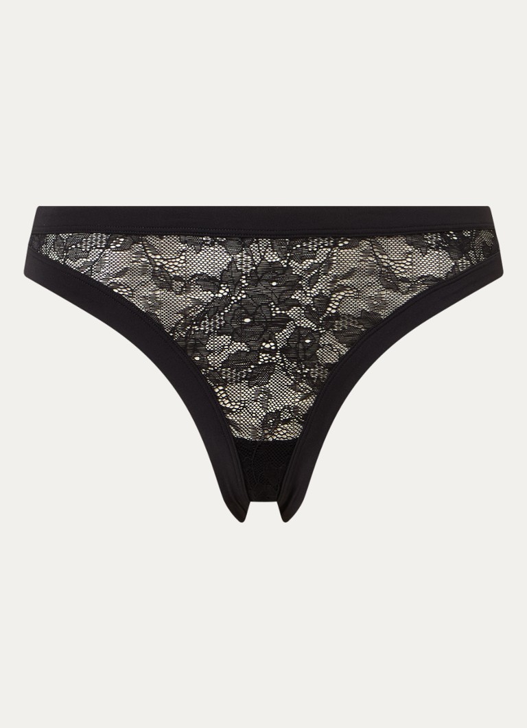 Marlies Dekkers Dames Cypher slip van kant in de kleur Zwart