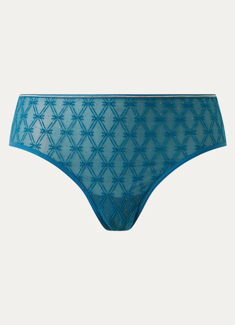 Marlies Dekkers Dames Blue Angel slip van mesh in de kleur Zeegroen