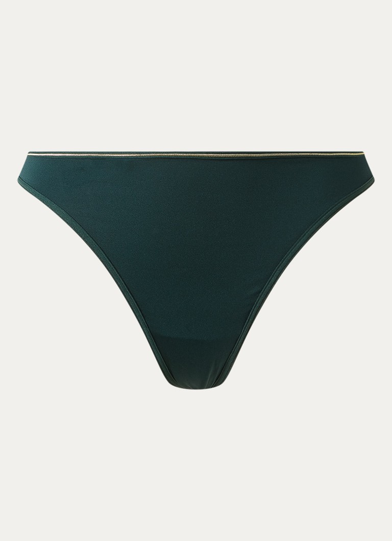 Marlies Dekkers Dames Space Odyssey tanga in de kleur Donkergroen