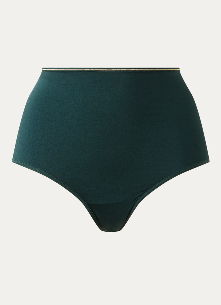 Marlies Dekkers Dames Space Odyssey high waisted slip in de kleur Donkergroen