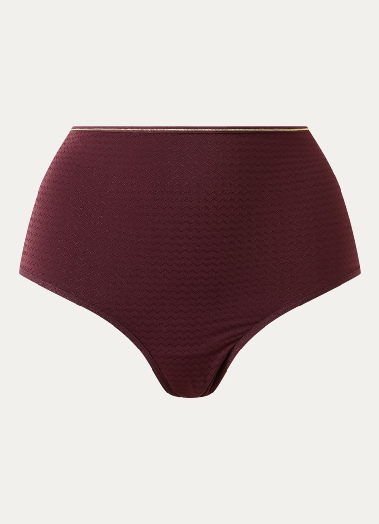 Marlies Dekkers Dames Dame De Paris high waisted slip in de kleur Aubergine