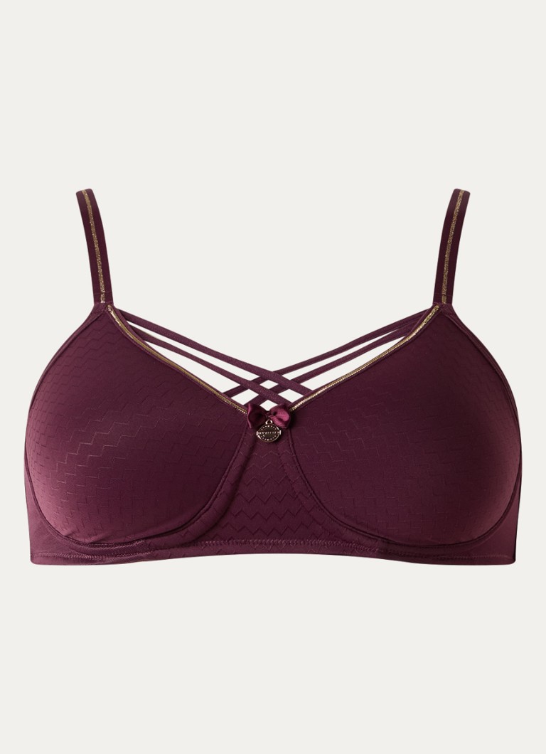 Marlies Dekkers Dames Dame De Paris beugel bh in de kleur Bordeauxrood