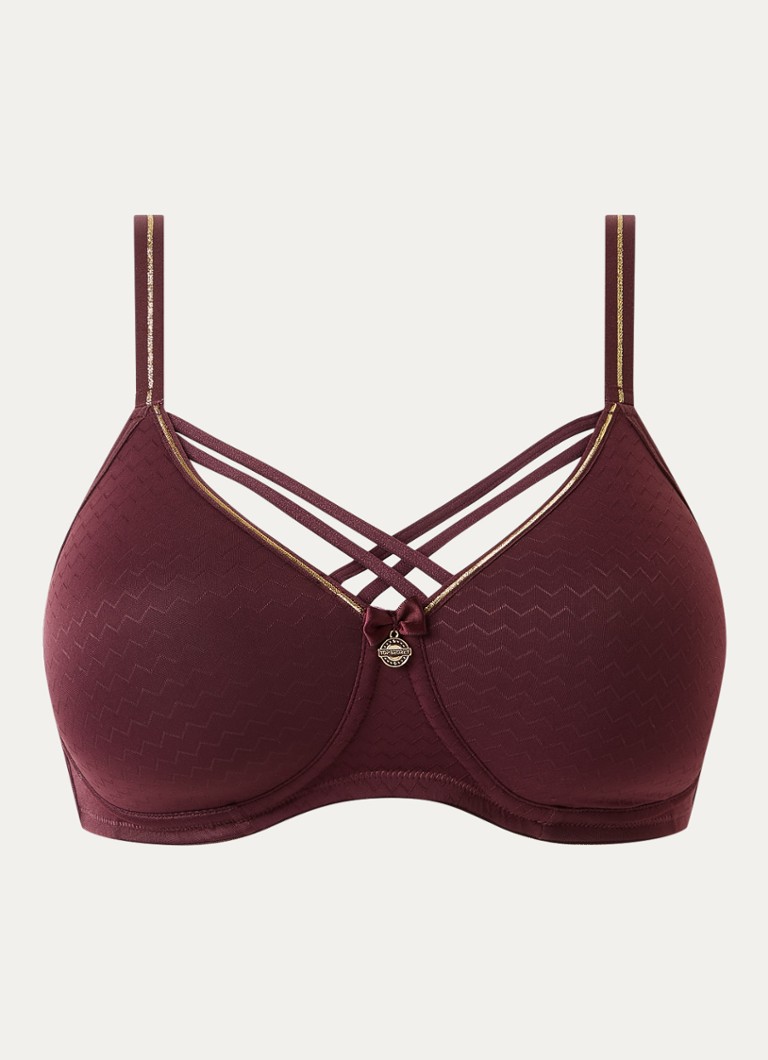 Marlies Dekkers Dames Dame De Paris voorgevormde bh in de kleur Aubergine