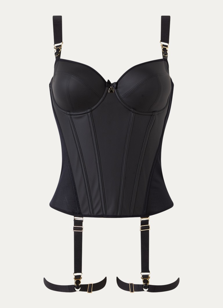 Marlies Dekkers Dames Suspensia bustier met beugel en mesh in de kleur Zwart