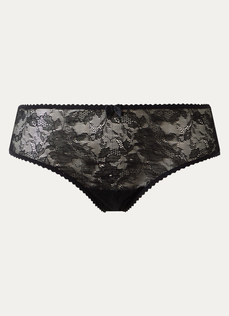 Marlies Dekkers Dames Peekaboo slip van kant in de kleur Zwart