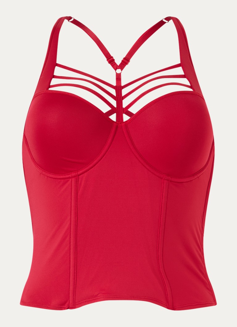 Marlies Dekkers Dames Voorgevormde balconette bustier met beugel in de kleur Rood