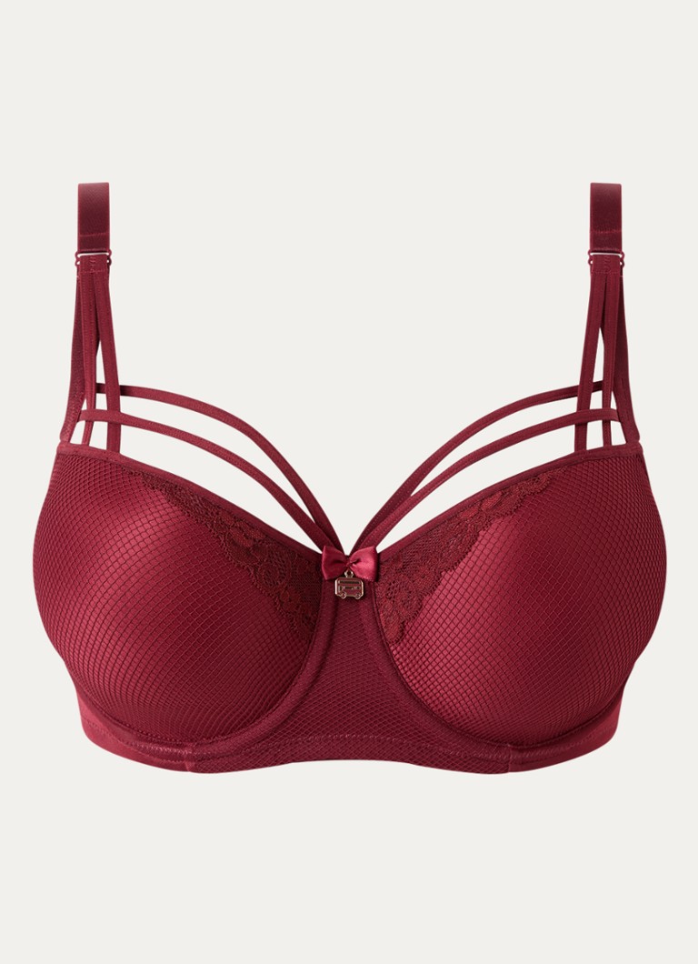 Marlies Dekkers Dames Voorgevormde beugel bh in de kleur Bordeauxrood