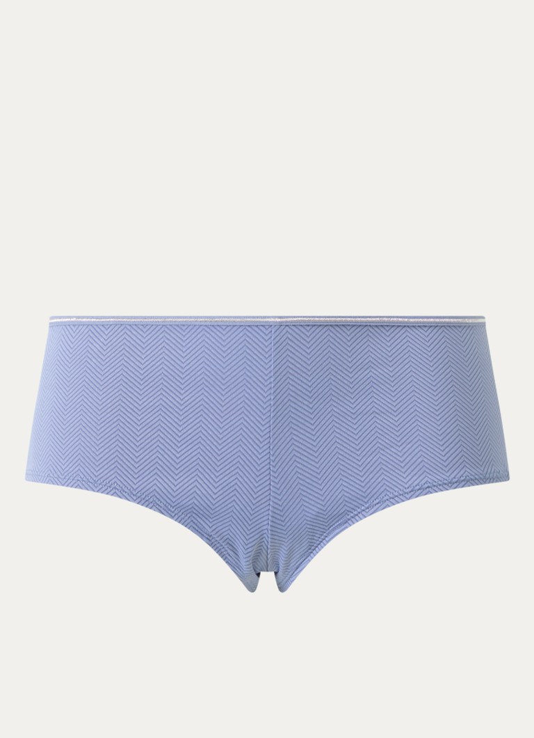 Marlies Dekkers Dames Hipster met print in de kleur Staalblauw