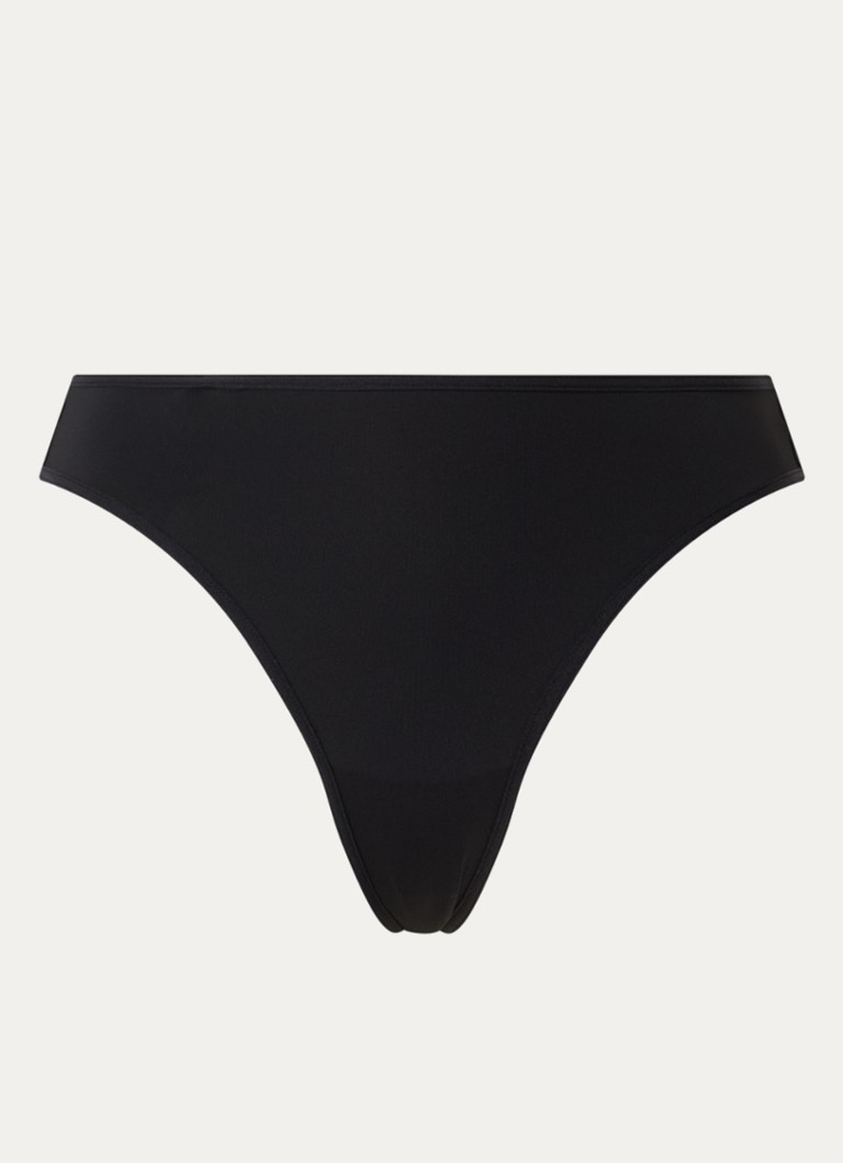 Marlies Dekkers Dames Leading string met opengewerkt dessin in de kleur Zwart
