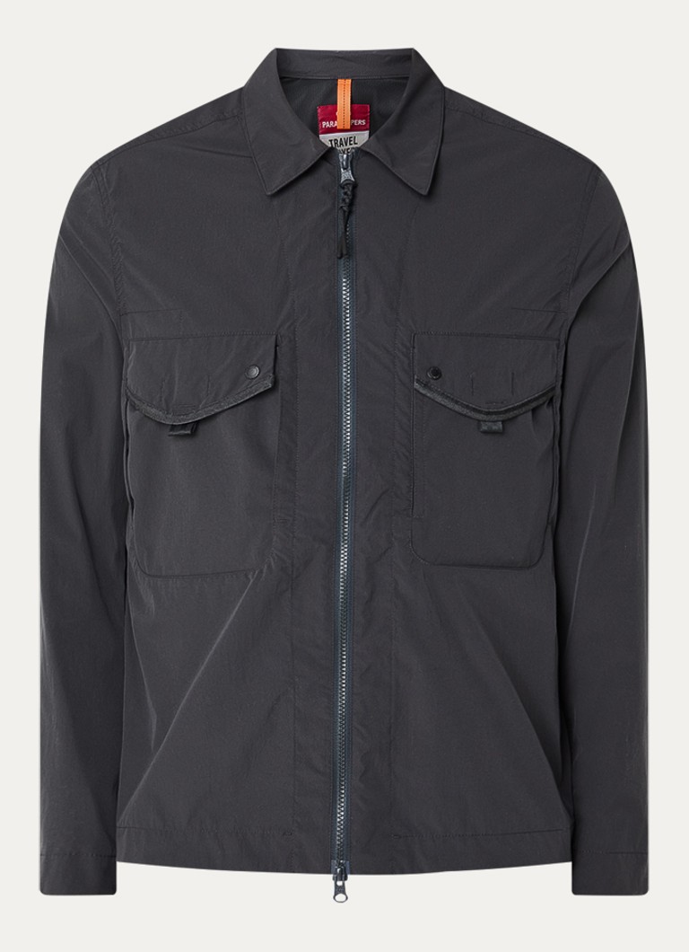 Parajumpers Heren Elgin jack met klepzakken in de kleur Antraciet, maat: XL