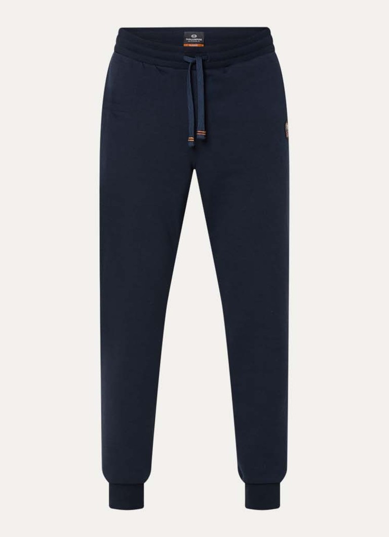 Parajumpers Heren Makalu tapered fit joggingbroek met steekzakken in de kleur Donkerblauw, maat: S
