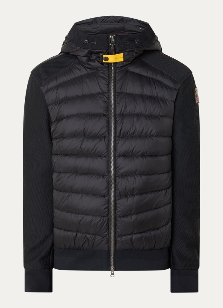 Parajumpers Heren Buck jack met donsvulling en steekzakken in de kleur Zwart, maat: M