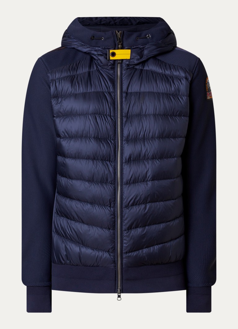 Parajumpers Heren Buck jack met donsvulling en steekzakken in de kleur Donkerblauw, maat: L
