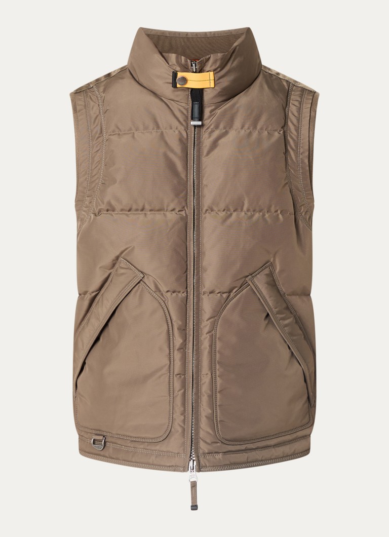 Parajumpers Heren Kobuk bodywarmer met donsvulling in de kleur Bronsgroen, maat: XL