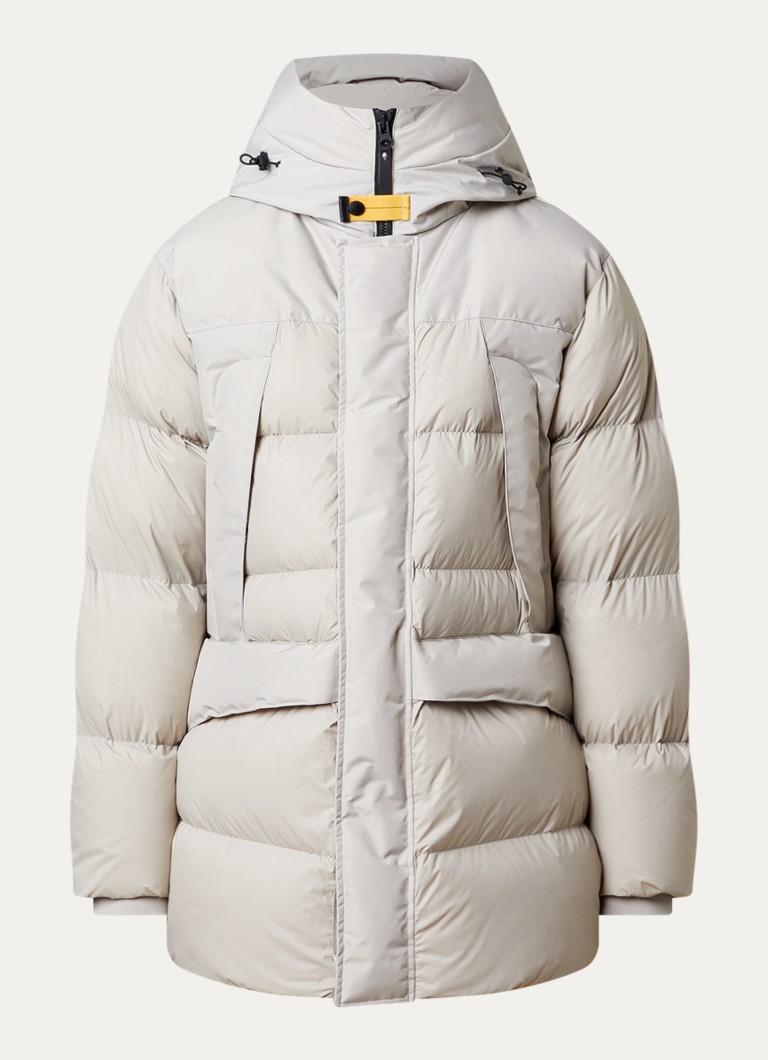 Parajumpers Heren Shedir gewatteerde parka met steekzakken in de kleur Beige, maat: XL