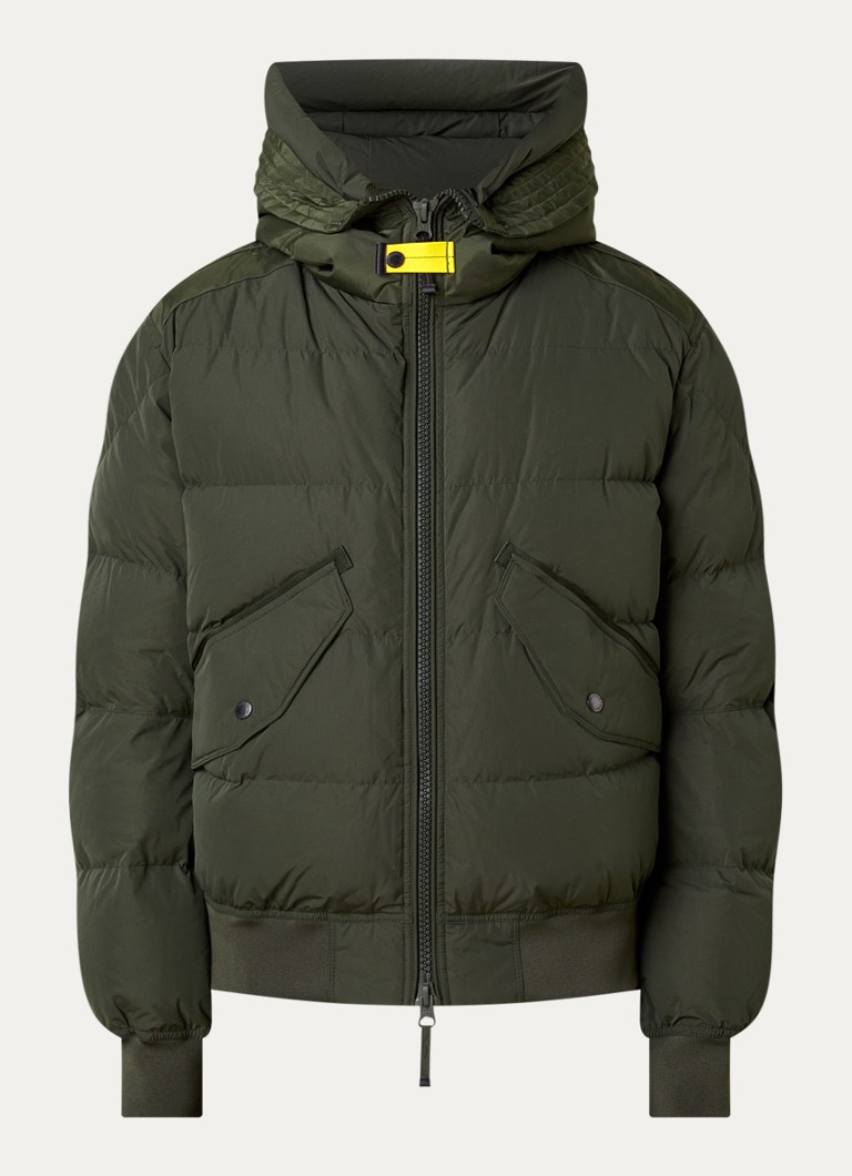 Parajumpers Heren Wilmont 2.0 pufferjack met donsvulling in de kleur Groen, maat: M