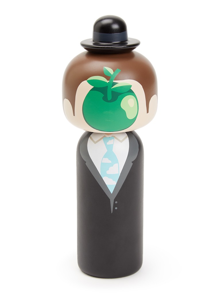 Lucie Kaas Rene Margritte Kokeshi Doll 14,5 cm Zwart - Deal