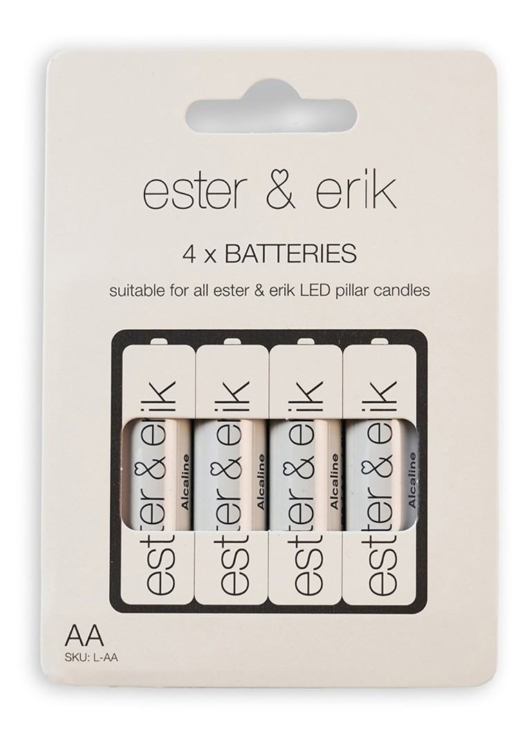 Ester & erik AA-batterij 4-pack Multicolor - Deal