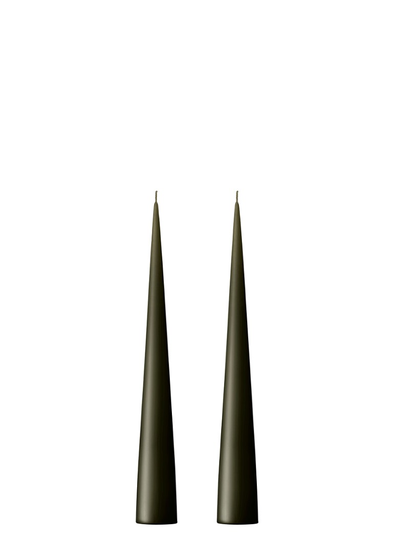 Ester & erik Cone dinerkaars 25 cm set van 2 Groen - Deal