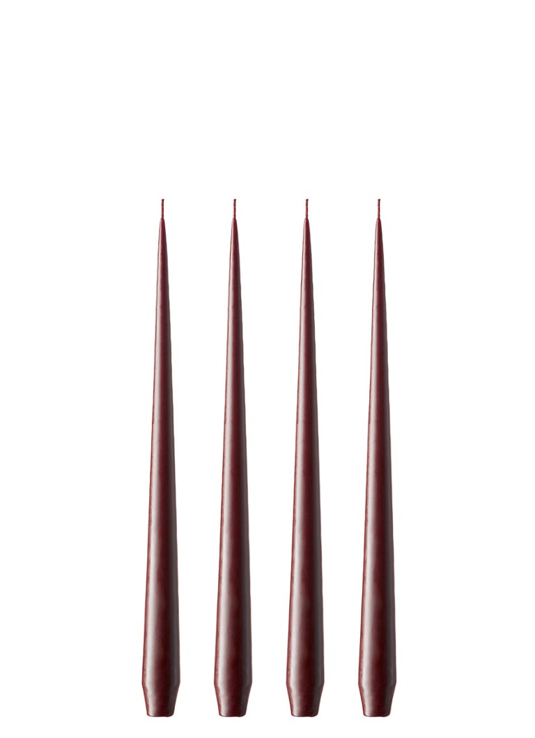 Ester & erik Taper dinerkaars 32 cm set van 4 Paars - Deal