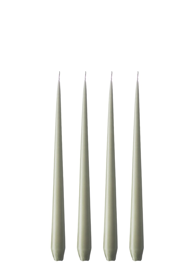 Ester & erik Taper dinerkaars 32 cm set van 4 Groen - Deal