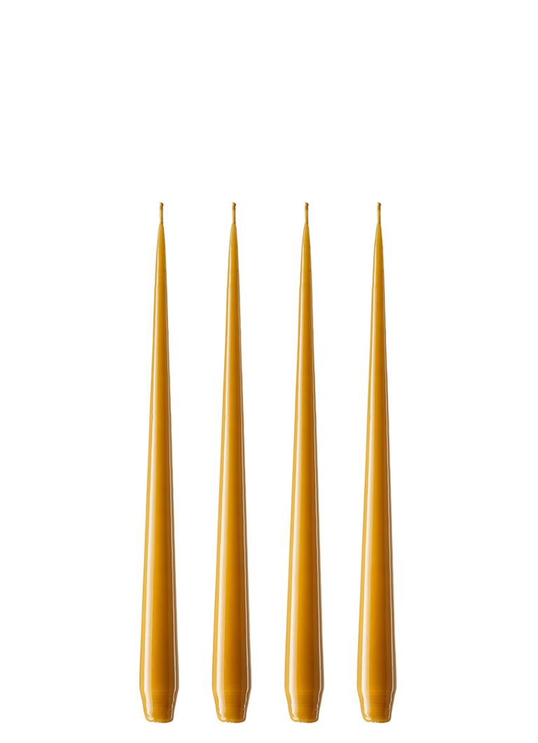 Ester & erik Taper dinerkaars 32 cm set van 4 Geel - Deal
