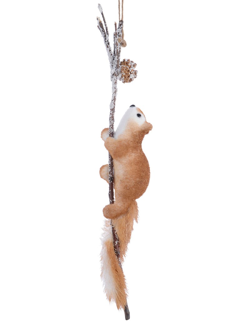 Decoris Eekhoorn kersttak 58 cm Roodbruin - Deal