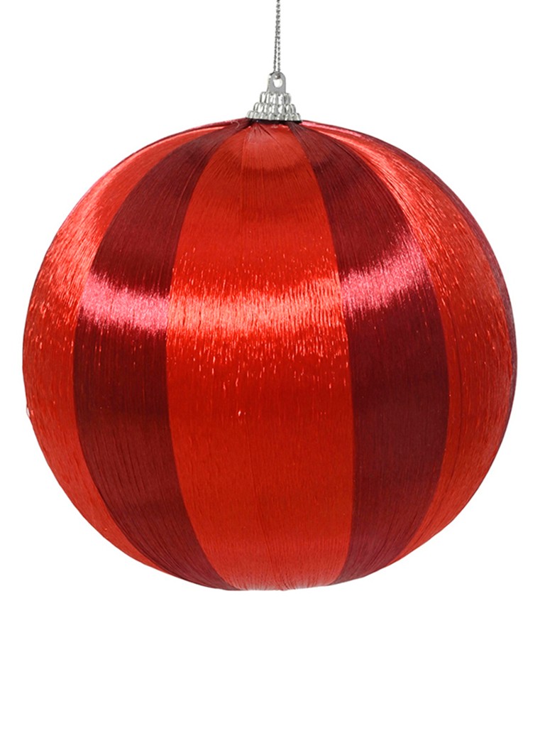 Decoris Kerstbal 8 cm Steenrood - Deal