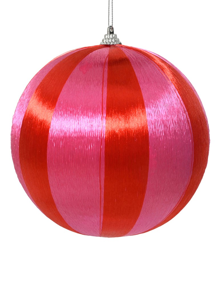 Decoris Kerstbal 8 cm Roze - Deal