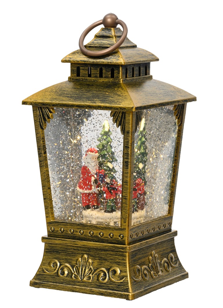 Lumineo Kerstornament met LED verlichting 24 cm Goud - Deal