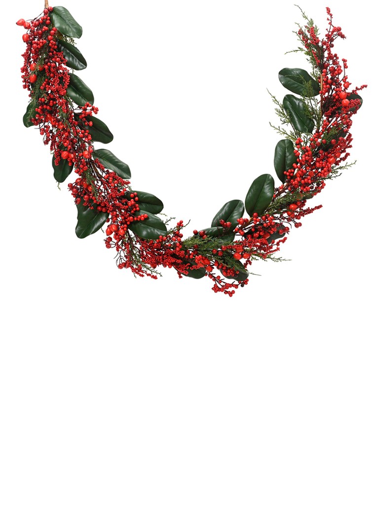 Everlands Big Berry kerstslinger 180 cm Groen - Deal